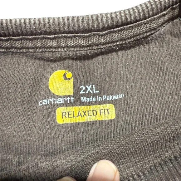 Carhartt Taupe Waffle Knit Top - Picture 4 of 14